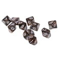 thumbnail image 3 of Dados Poliédricos D10 de 10 Caras Sunnimix para Juegos de Mesa de Dragones y Mazmorras Café Gris, 3 of 7
