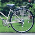 thumbnail image 4 of Miangastore Bike Basket Rear Rack Bicycle Basket Foldable Metal Bike Storage Basket Handlebar Bike Basket Riding Basket, 4 of 8