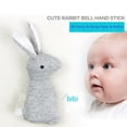 thumbnail image 4 of Visland Bunny Soft Toy Cute Rabbit Infant Hand Bell Plush Kid– Fun Sound Effects, and Music – 6 Months Baby Toys, 4 of 8