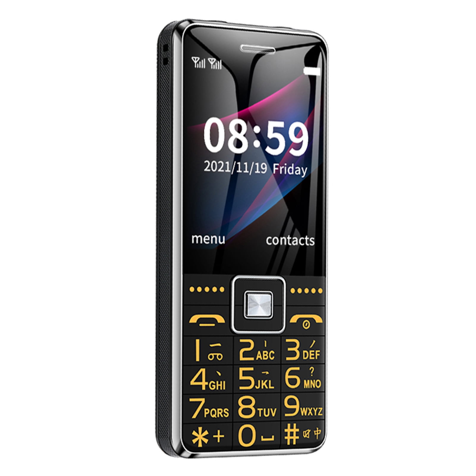 Xinyolin 1 Set Cell Phone Dual Card Slots Long Standby Time High Resolution Compact Stable Call 4G Family Number SOS Mobile Phone for The Elderly