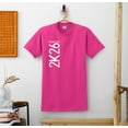 thumbnail image 2 of 2026 Senior T-Shirt Class of 2026 2K26 Graduation Short Sleeve Unisex T-Shirt Medium Heliconia, 2 of 6