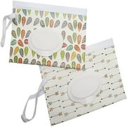 TiFyTofy Wet Wipes Pouch Reusable Refillable Wet Wipes Container Travel Wipes Case Wipes Bag Wipes Dispenser For Baby Adult