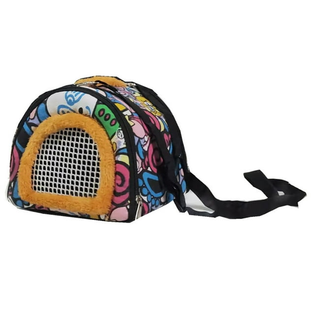 Hamster Carrier Mesh Portable: Guinea Pig Travel Bag Squirrel Carrier with Strap