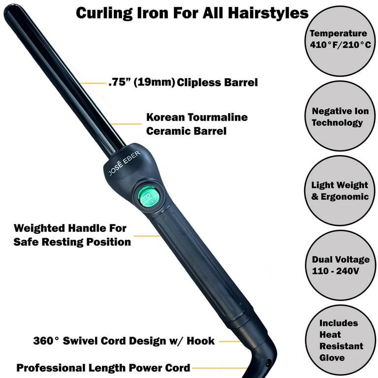 Jose Eber: Clipless Curling Iron .75 display picture 1