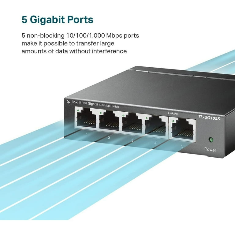 5-PORT GIGABIT DESKTOP SWITCH - Walmart.com