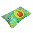thumbnail image 3 of EasygdpAvocado Keep Calm Polyester Fiber Double-Sided Pillowcase,Super Soft,Comfortable And Luxurious Pillowcase,Not Easy To Break Or Deform- 16"X24", 3 of 9
