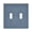 Blue, variant on Dailycode Light Switch Plate Covers 2 Gang Wall Plate Plastics Outlet Covers for Kitchen Home Office Decor Calamine Blue
