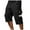 Black, variant on BLCHUNen Mens Capri Pants Straight Leg Breathable Lightweight Drawstring Outdoor cargo shorts with Multi Pockets(M-3XL)