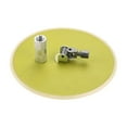 thumbnail image 2 of Cabezal de lijadora de poste para paneles de yeso de 9 pulgadas, cabezal de lijado de aleación de aluminio giratorio de 360 ​​grados amarillo, 2 of 8