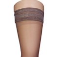 thumbnail image 3 of Truform Bas Cuisse Transparents : 15 - 20 mmHg, Taupe, Grand, 3 of 9