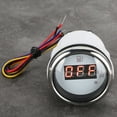 thumbnail image 1 of Fuel Level Meter, 2in Boat Fuel Gauge Anti-fog LED Display High Accuracy Practical  For Marine For Boat For Car European Standard White, 1 of 8