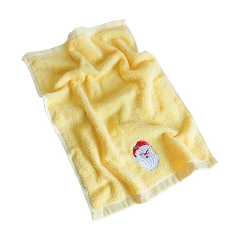 NSESSHome Christmas Decorative Hand Towels Embroidered Santa Reindeer Snowman Christmas Tree Dish Towels Fabric Bathroom Towels for Home Kitchen Bathroom Cleaning(Classic Style)