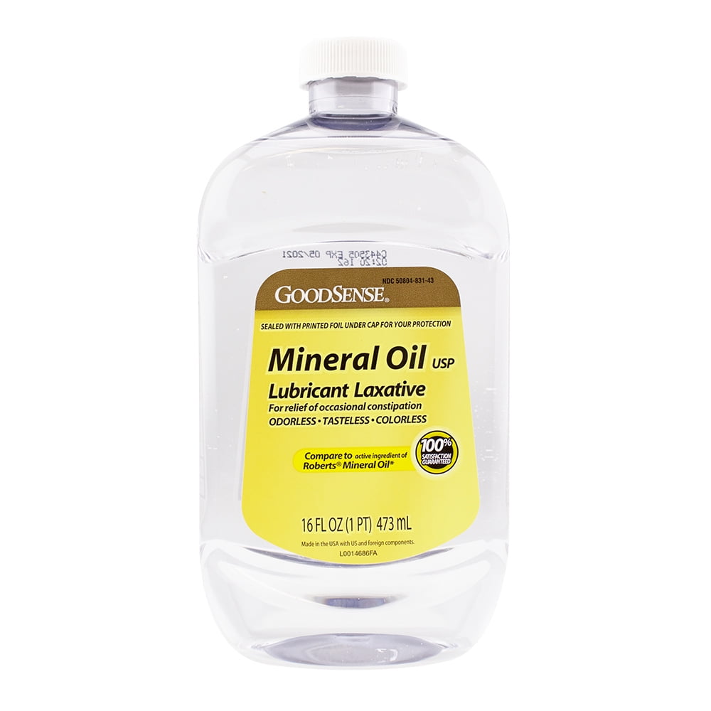 GoodSense Mineral Oil Lubricant Laxative, 16 fl oz (12 Pack) (Bundle)