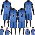 thumbnail image 1 of SAILING Bluelock-Camiseta azul de prisión, Cosplay de Isagi Yoichi Chigiri Bachira Rensuke Kunigami, uniforme de Entrenamiento de fútbol, ​​ropa de equipo, 1 of 3