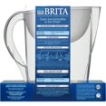 thumbnail image 4 of Brita Pacifica Plastic 10-Cup White Water Filter Pitcher, 4 of 11