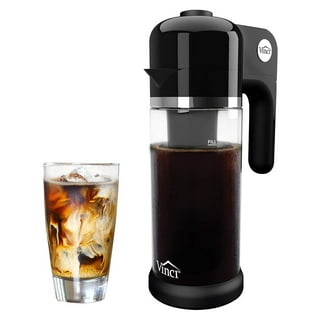 BTaT- Cold Brew Coffee Maker, 1.5 Quart,48 oz Iced Coffee Maker, Iced Tea  Maker, Airtight Cold Brew Pitcher, Coffee Accessories, Cold Brew System