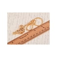 thumbnail image 3 of Gold Tone Happy Singing Panda Teddy Bear Crystal Rhinestone Keychain, 3 of 4