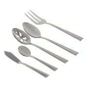 Gibson Home Tapani 45-Piece Stainless Steel Flatware Set, Tumble Finish