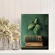 thumbnail image 2 of Qisvanset Framed Canvas Wall Art, 12x16 Inch John Sage Green Retro Kitchen Bible Wall Art, 2 of 5
