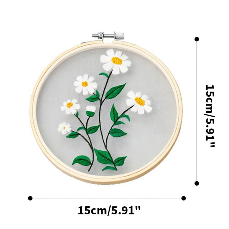 Floral Embroidery Kit, Flowers Cross Stich Kit , Plants Embroidery