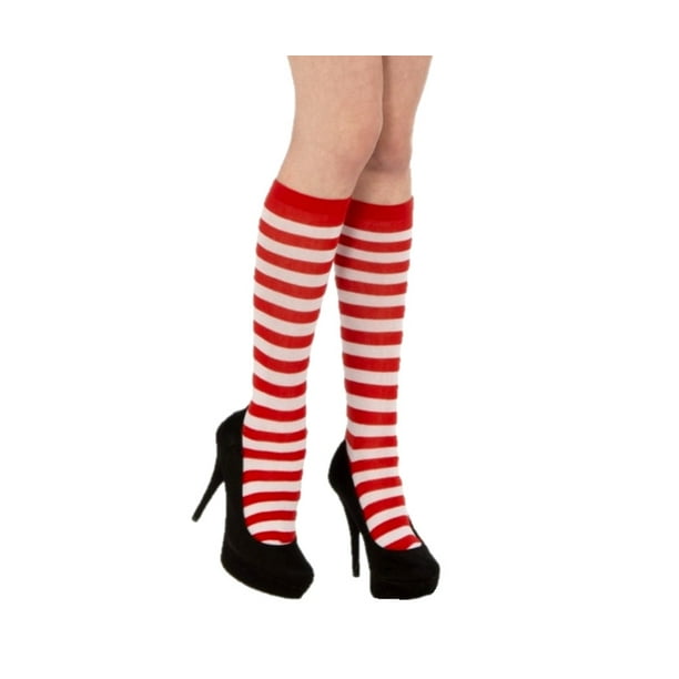 Adult Knee High Socks, Rainbow Striped, One Size, Wearable Costume  Accessory for Halloween