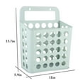 thumbnail image 3 of Plastic Laundry Basket Large Hanging Laundry Bin Storage Basket with Handle, 3 of 10