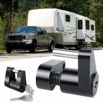 2Pack Trailer Hitch Coupler Lock Dia 1/4" Span 3/4" for Tow Boat Truck Car 4Keys