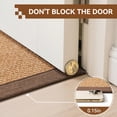 thumbnail image 5 of QiCaiJia Hallway Runner Rug 2x3 ft BrownJute Like Kitchen Runner Mat Rugs Non Slip, Woven Soft Entryway Farmhouse Runner Boho Floor Carpet for Indoor Laundry Hall Backdoor Bedroom Living Room, 5 of 9