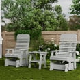 thumbnail image 2 of Wildridge Signature Single Glider, Light Gray - Outdoor Weather Resistant Recycled HDPE Glider for Porch, Patio, Deck, 2 of 4