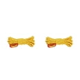 thumbnail image 1 of Yuarrent Cuerda de viento para tienda de 4 piezas, ajustable, luminosa, portátil, para exteriores, senderismo, Camping, Picnic, dosel, lona, Amarillo 2piezas Yuarrent CBP444627, 1 of 5