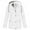 O-White, variant on Kcodviy Moon Hooded Cardigan Sleeve Women Jackets Black Print Punk Size Casual Hoodie Jacket Long Coat Plus Jacket Women Under Women Women's Coat
