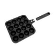 thumbnail image 4 of Máquina para hacer bolas de pulpo Takoyaki, máquina para hacer takoyaki, placa de cocina, herramienta para hornear, placa para parrilla de pulpo, 16 hoyos Macarena Sartén Takoyaki, 4 of 8