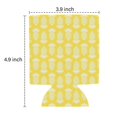 thumbnail image 3 of Beer Sleeve 2 PCS Cool Neoprene Insulated Bottle Jackets Pineapple Yellow Beer Can Coolies for Beer Drink & Water Bottles (3.9In X4.9 In), 3 of 3