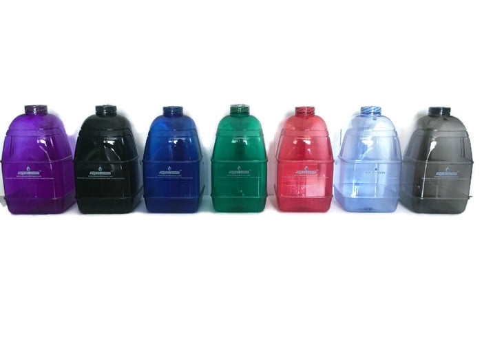 1 Gallon BPA Free Drinking Water Bottle Milk Jug Container Handle Alkaline Black 
