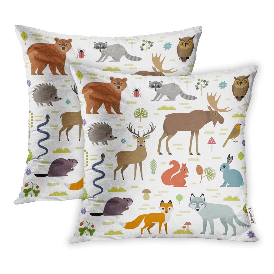 Bedding Home Living Bear Deer Fleece Blanket Moose Forest Creatures Fleece Blanket Christmas Fleece Blanket