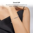 thumbnail image 4 of Brazalete decorativo Sonducket de plata de doble capa para mujer AP018643-00, 4 of 6