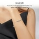thumbnail image 3 of Brazalete decorativo Jumpingount de plata de doble capa galvanizado a la moda para mujer AP018643-00, 3 of 6