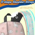 thumbnail image 5 of Unicorn and Star Pink Pattern 17" School Backpacks for Teens,Waterproof Oxford Fabric,S-Shape Padded Straps for School,Travel,Hiking,Camping, 5 of 6