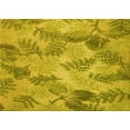 thumbnail image 1 of Ahgly Tapis Rectangulaire Lavable en Machine Intérieur Transitionnel Brun Doré Foncé, 7 Pieds x 10 Pieds, 1 of 7