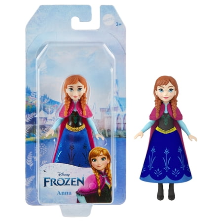Disney Frozen Anna Small Doll, Collectible Disney Toy Inspired by the Movie