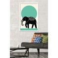 thumbnail image 2 of Ink Elephant Wall Poster, 22.375" x 34", Framed, 2 of 3