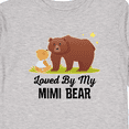 thumbnail image 4 of Inktastic Mimi Bear Loves Me Grandbaby Gift Boys or Girls Long Sleeve Toddler T-Shirt, 4 of 5