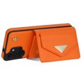 thumbnail image 3 of Nalacover Case for Samsung Galaxy A13 4G, Crossbody Wallet Case with Card Slots Holder, PU Leather Lanyard Shoulder Strap Purse Cover with Kickstand Shockproof Case, Orange, 3 of 8