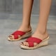 thumbnail image 2 of Amzcrzy Zapatos de mujer,Zapatos de mujer,Zapatillas de mujer, Zapatos de tacón alto para mujer, sandalias de paja y lino, cuñas, zapatillas de vestir informales de lona Sandalias Mujer Zapatillas De, 2 of 9