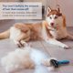 thumbnail image 3 of Dog and Cat Dematting Deshedding Brush Tool - Double Sided Undercoat Rake Shedding Comb Mat Remover Deshedder Safe Detangler for Matted Hair/Fur, 3 of 4