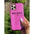 thumbnail image 2 of Personalised Pink Snake Skin Name iPhone 13 Pro Case, iPhone 14, 2 of 4