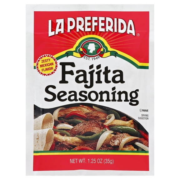 La Preferida - Seasoning Fajita - 1.25 Oz, Case of 24
