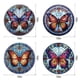 thumbnail image 5 of 4 Pieces Glass Window Clings Anti-Collision Butterfly Window Clings Decals Removable Non Adhesive Window Stickers Window, 5 of 5