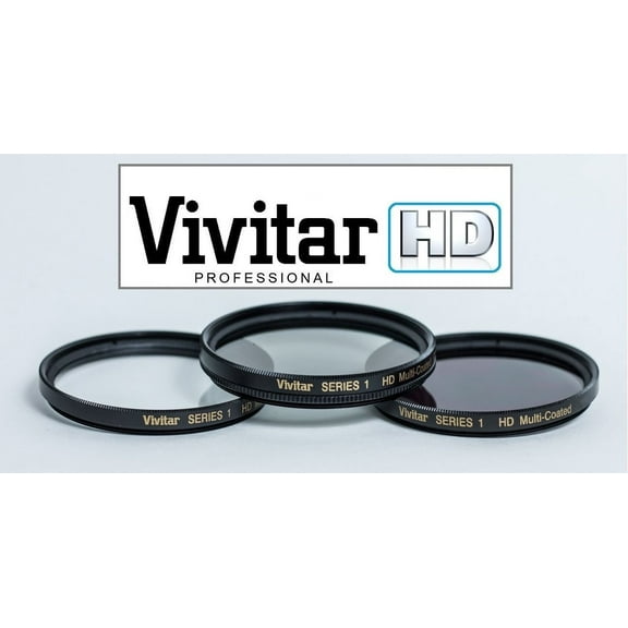 Hi Definition 62mm Polarizer (PL) UV & ND-8 Filter Set For Panasonic DC-GH5 (62mm Compatible)
