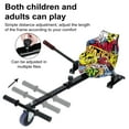 thumbnail image 2 of Happydeer Hoverboards Seat Attachment Fit for 6.5”-10” Hover Board, Go Kart Conversion Kit, Accessory for Self Balancing Scooter (Hoverboards not included) - Camouflage, 2 of 8